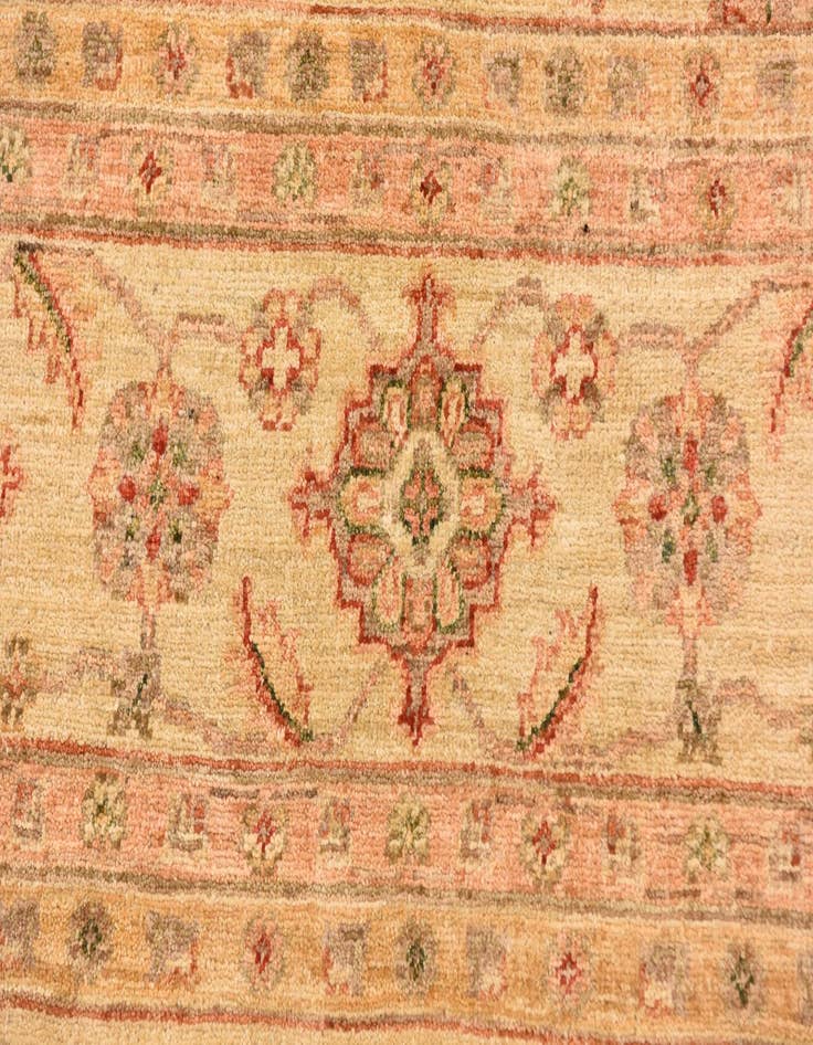 Detail image of 9' 1 x 11' 11 Hand Knotted Peshawar Ziegler Rug