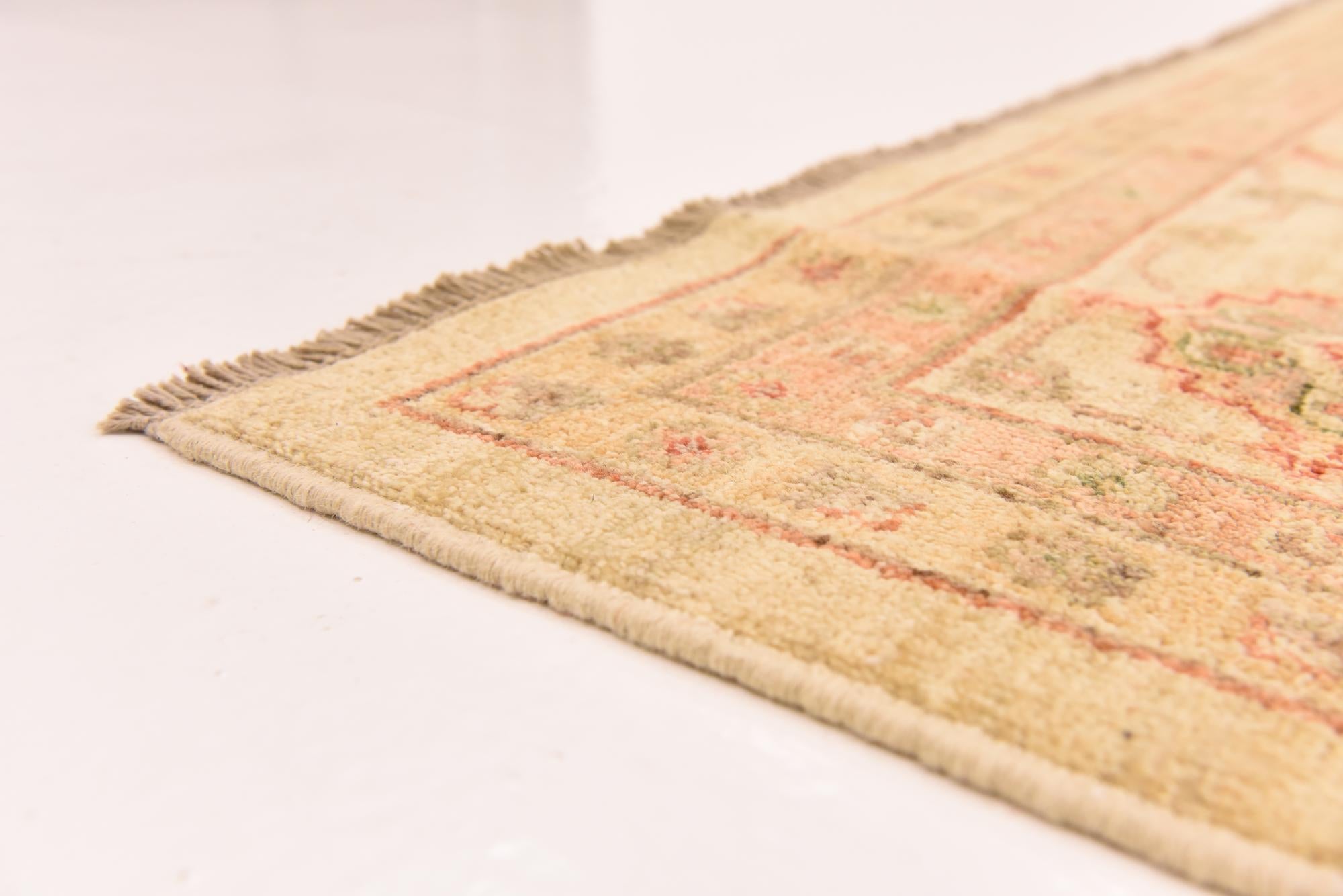 9' 1 x 11' 11 Hand Knotted Peshawar Ziegler Rug