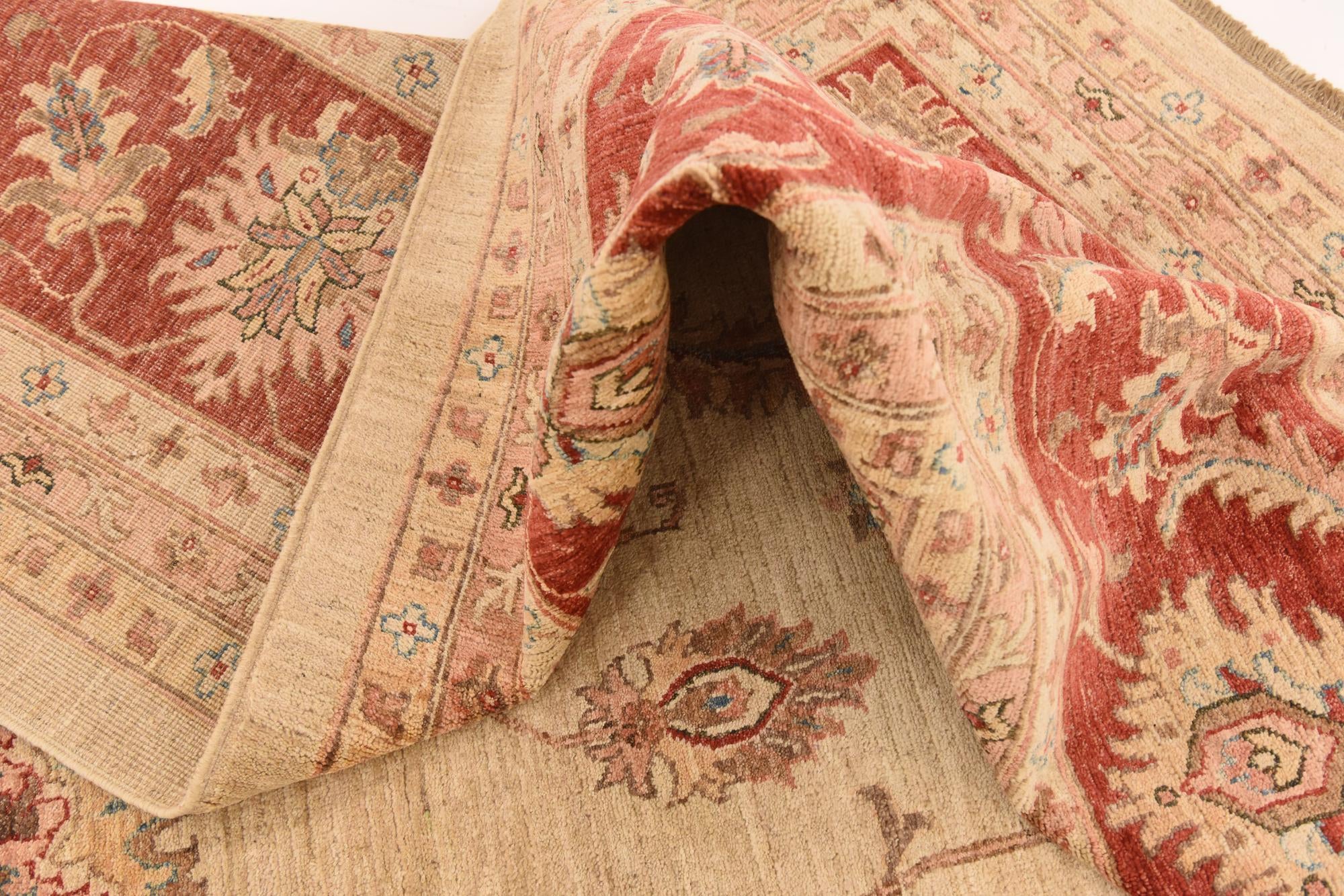 13' x 17' 10 Hand Knotted Peshawar Ziegler Rug