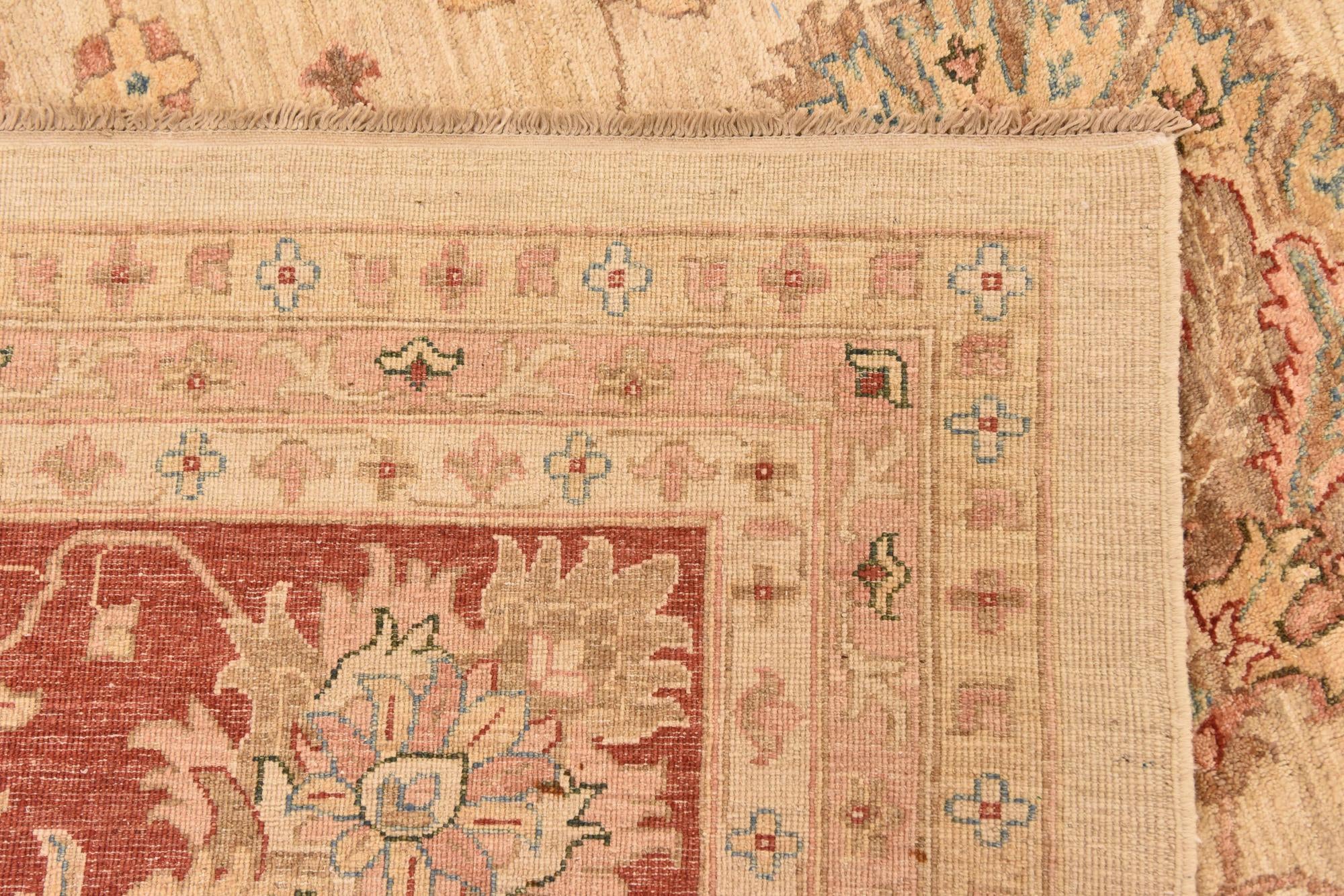 13' x 17' 10 Hand Knotted Peshawar Ziegler Rug