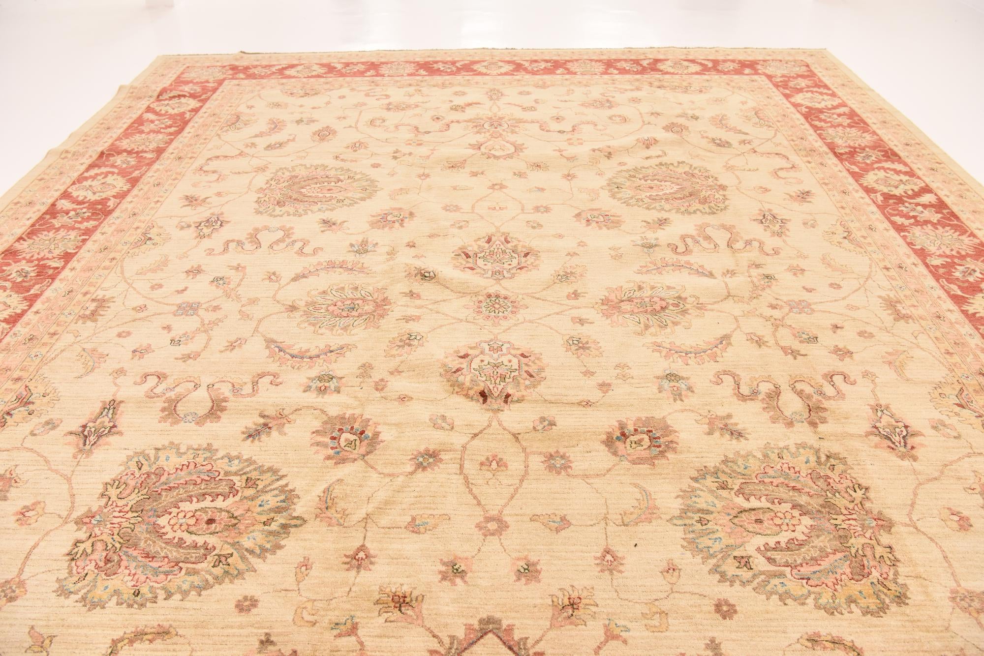 13' x 17' 10 Hand Knotted Peshawar Ziegler Rug