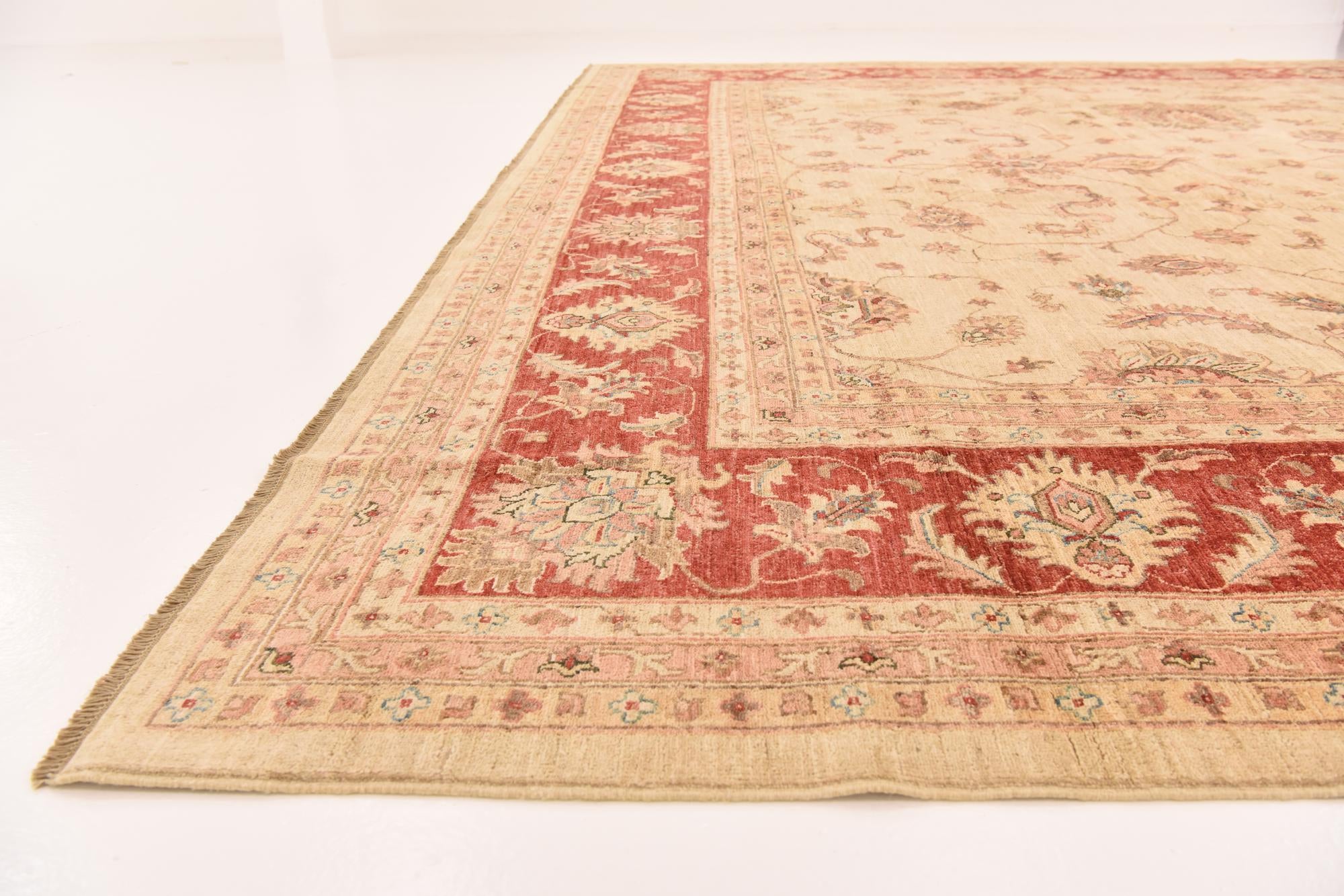 13' x 17' 10 Hand Knotted Peshawar Ziegler Rug