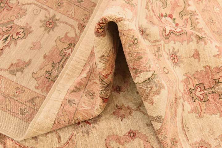 11' 5 x 14' 10 Hand Knotted Peshawar Ziegler Rug