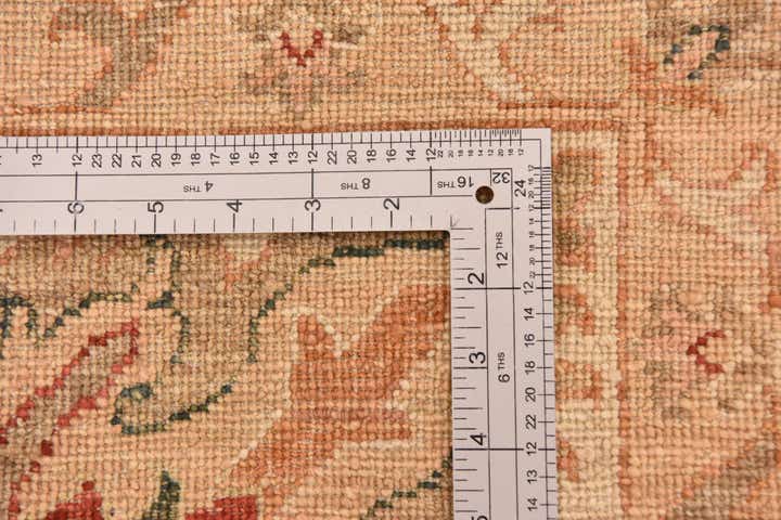 11' 5 x 14' 10 Hand Knotted Peshawar Ziegler Rug