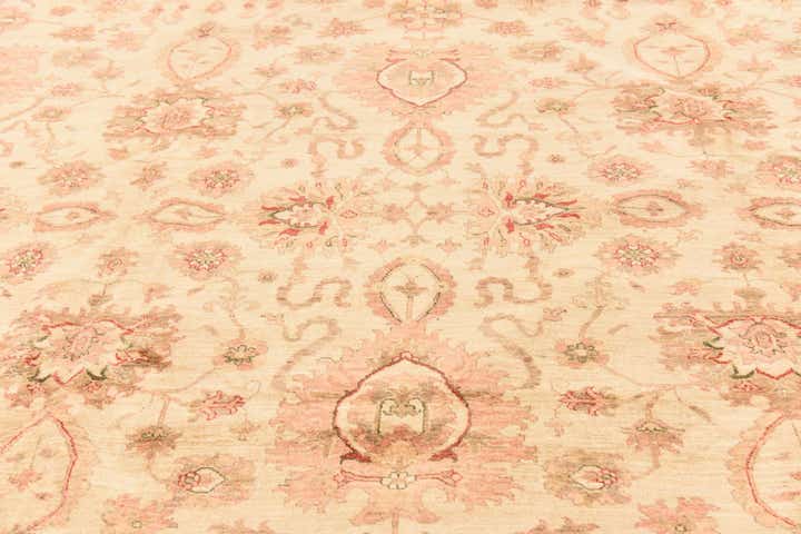 11' 5 x 14' 10 Hand Knotted Peshawar Ziegler Rug