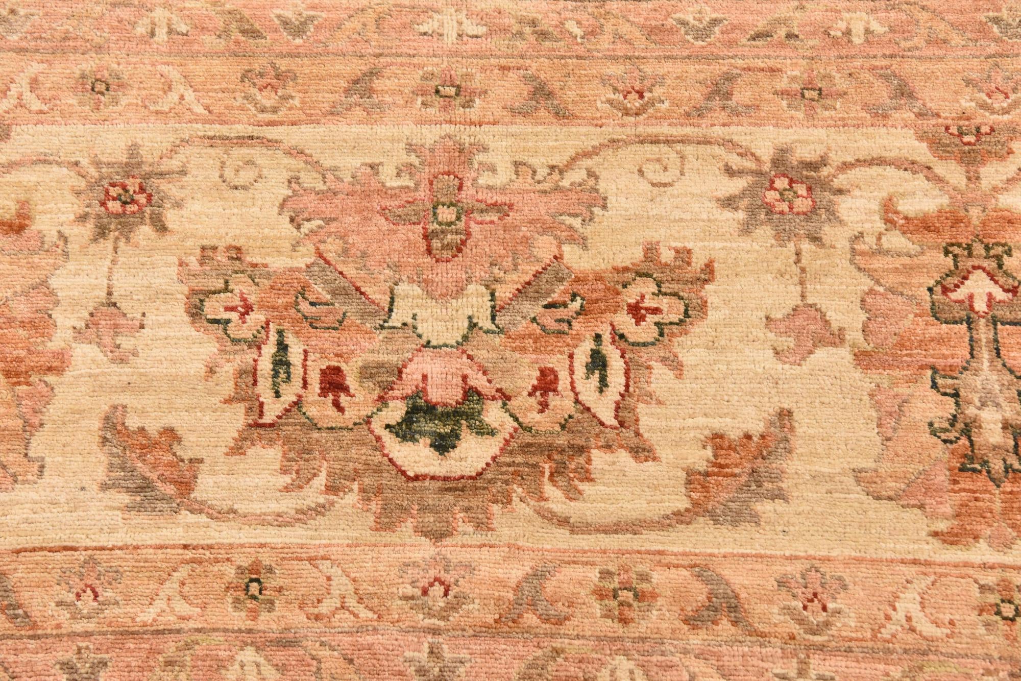 11' 5 x 14' 10 Hand Knotted Peshawar Ziegler Rug