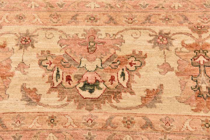 11' 5 x 14' 10 Hand Knotted Peshawar Ziegler Rug