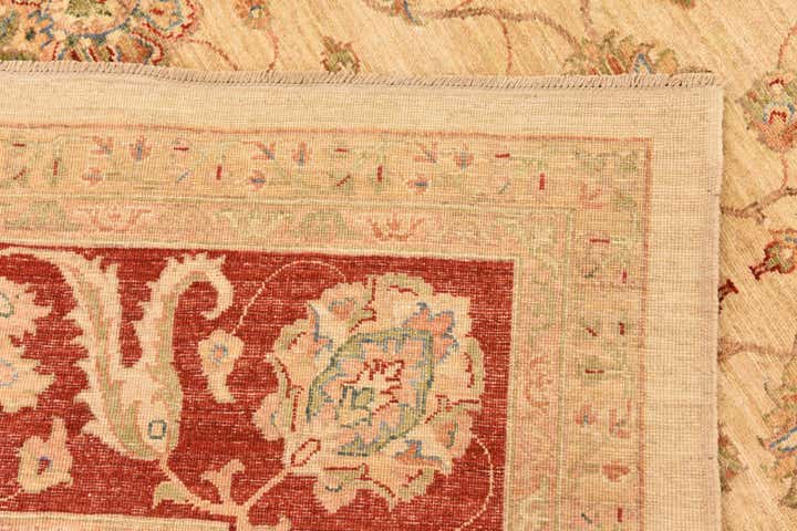 9' 10 x 12' 9 Hand Knotted Peshawar Ziegler Rug