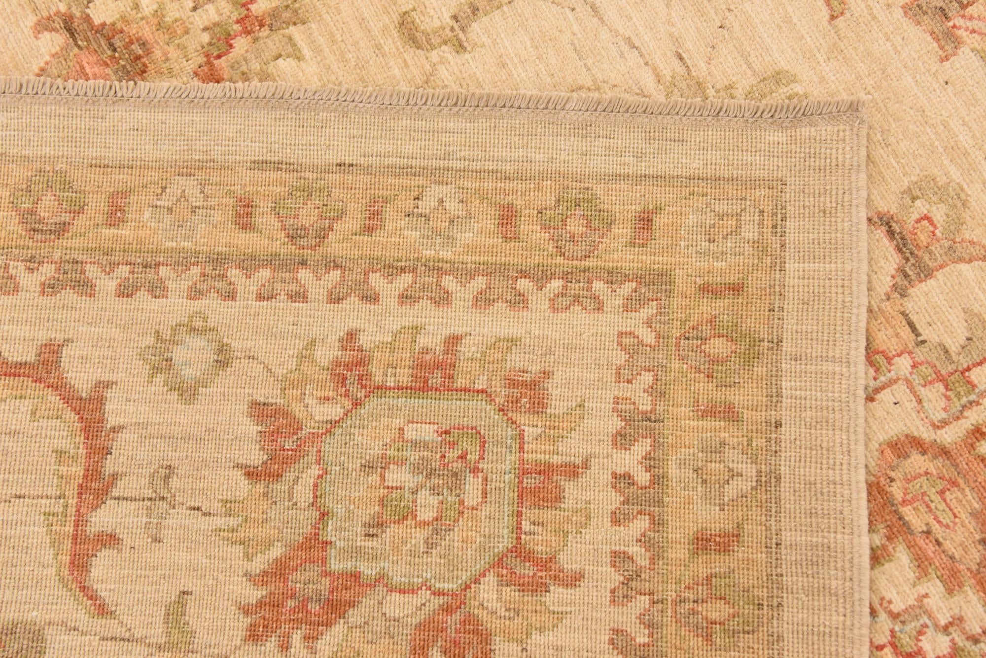9' 10 x 12' 11 Hand Knotted Peshawar Ziegler Rug