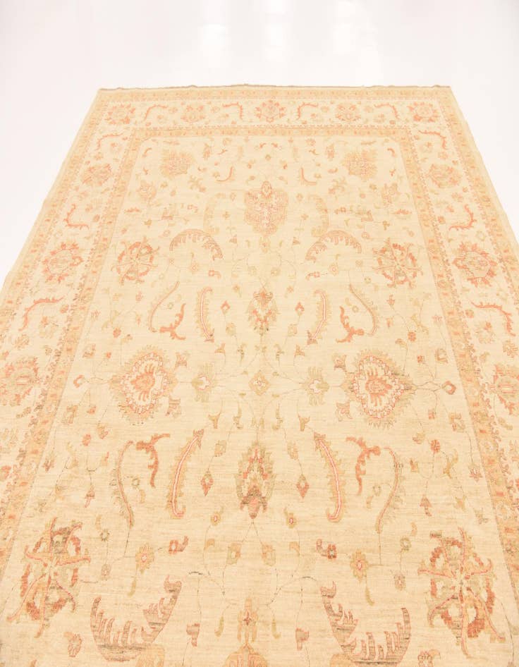 Detail image of 9' 10 x 12' 11  Hand Knotted Peshawar Ziegler Rug