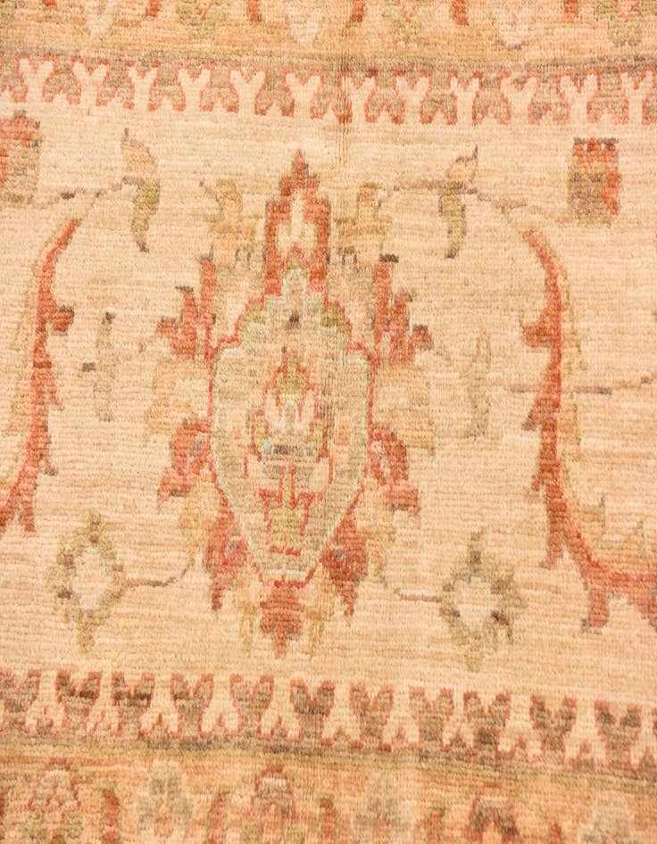 Detail image of 9' 10 x 12' 11  Hand Knotted Peshawar Ziegler Rug