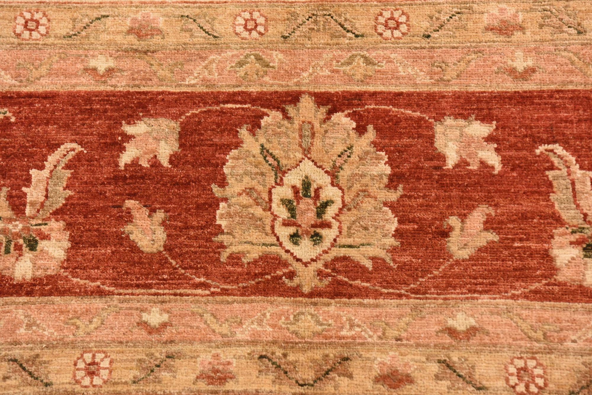 10' x 12' 9 Hand Knotted Peshawar Ziegler Rug