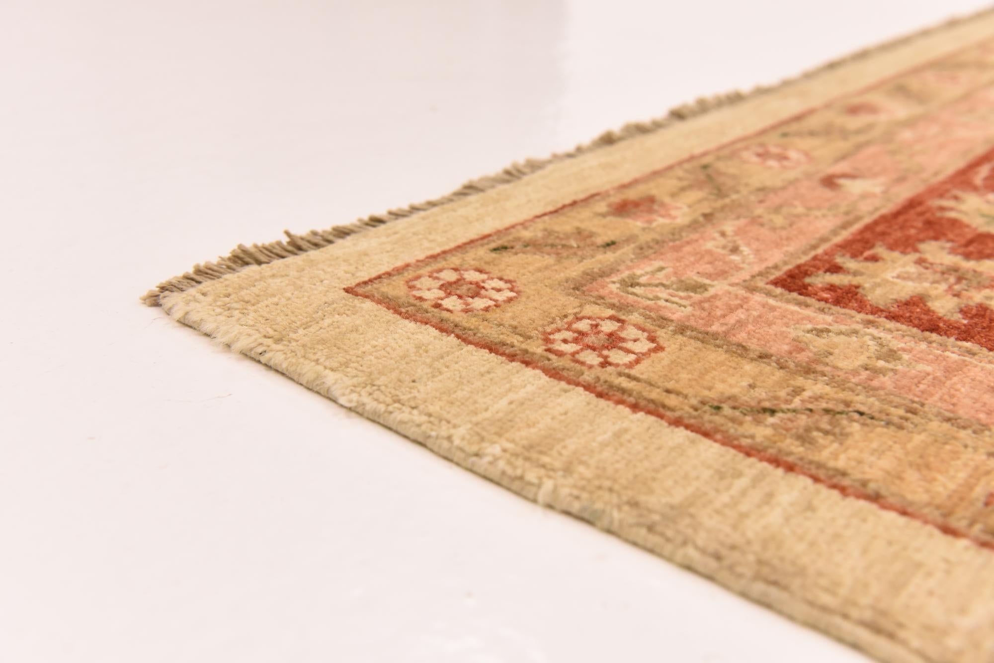 10' x 12' 9 Hand Knotted Peshawar Ziegler Rug