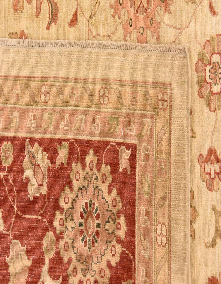 Detail image of 10' x 13'  Hand Knotted Peshawar Ziegler Rug