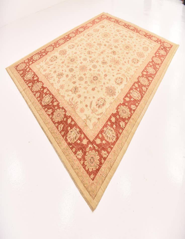 Detail image of 10' x 13'  Hand Knotted Peshawar Ziegler Rug