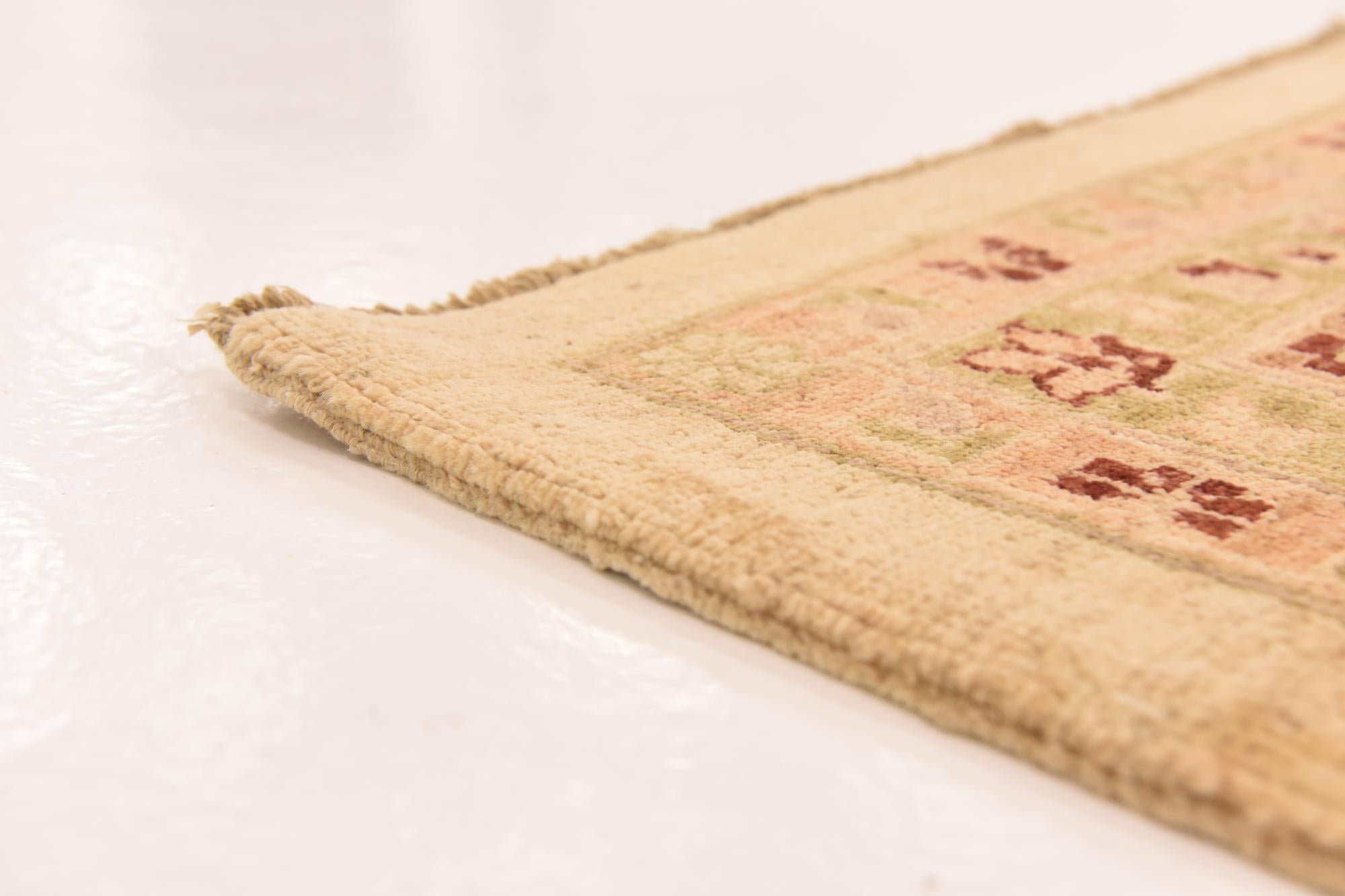 13' 4 x 16' 10 Hand Knotted Peshawar Ziegler Rug