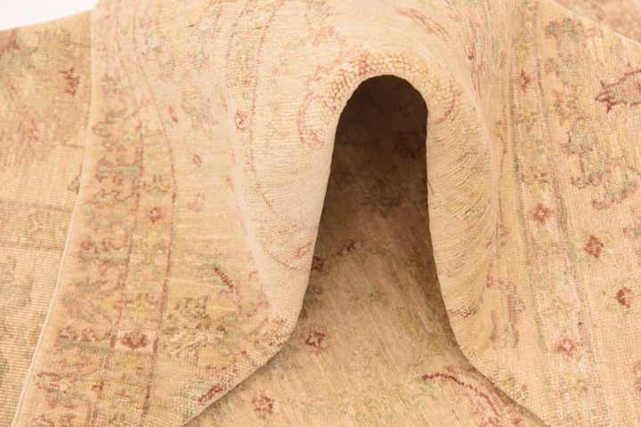 5' 8 x 8' 4 Hand Knotted Peshawar Ziegler Rug