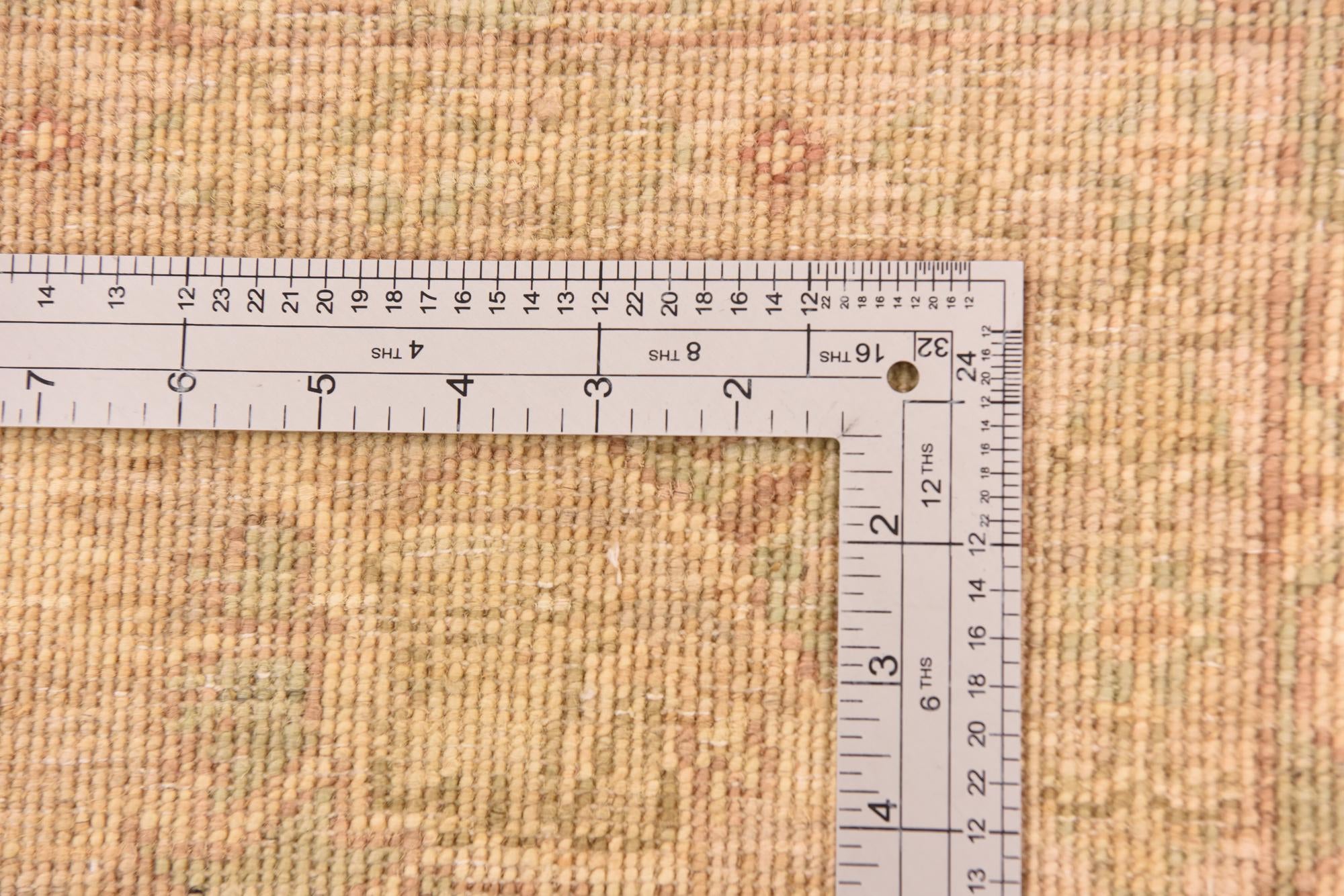 5' 8 x 8' 4 Hand Knotted Peshawar Ziegler Rug