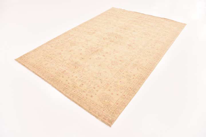5' 8 x 8' 4 Hand Knotted Peshawar Ziegler Rug