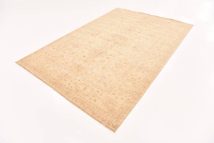 Detail image of 5' 8 x 8' 4 Hand Knotted Peshawar Ziegler Rug
