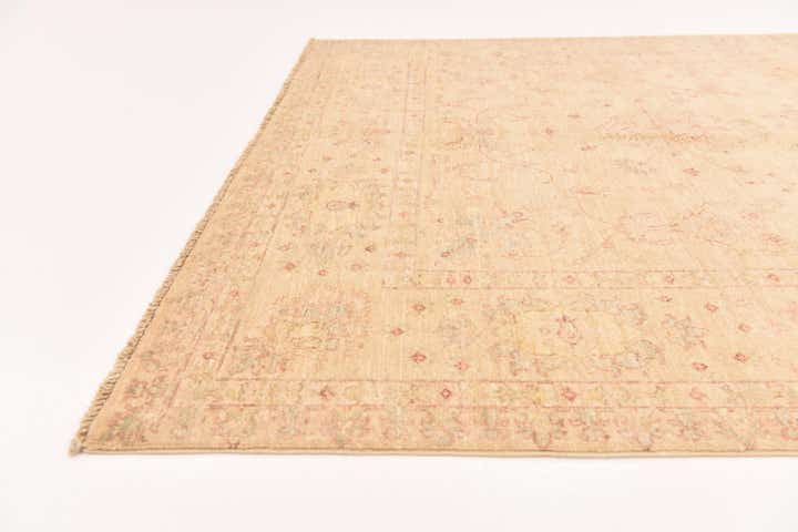5' 8 x 8' 4 Hand Knotted Peshawar Ziegler Rug
