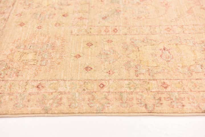 5' 8 x 8' 4 Hand Knotted Peshawar Ziegler Rug