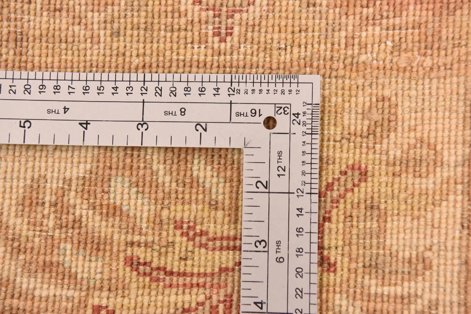 5' 7 x 7' 9 Hand Knotted Peshawar Ziegler Rug