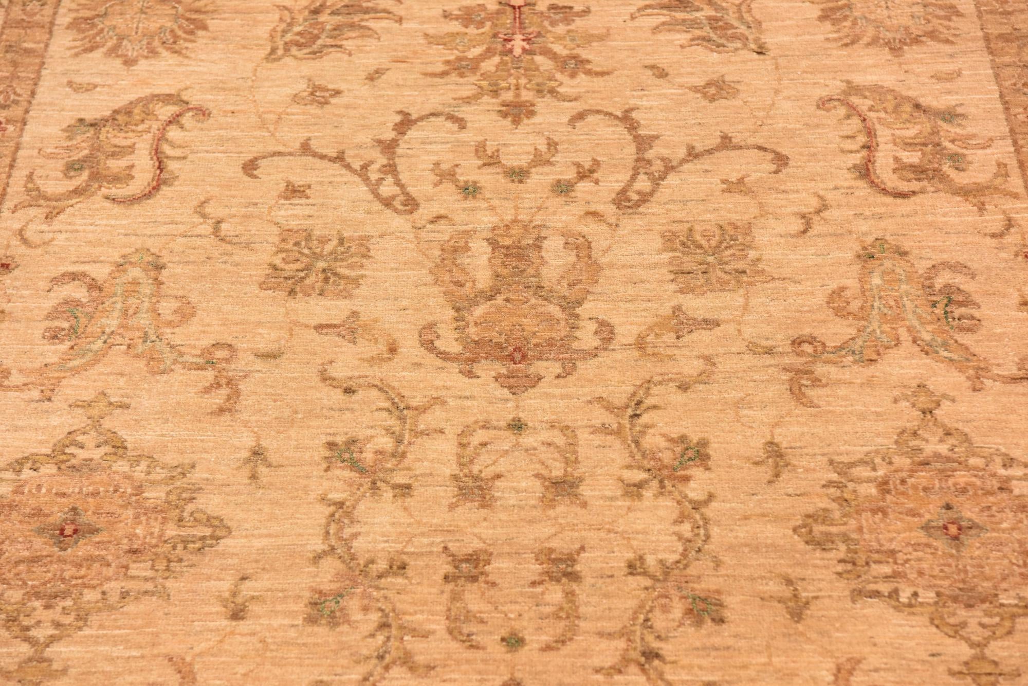 5' 7 x 7' 9 Hand Knotted Peshawar Ziegler Rug
