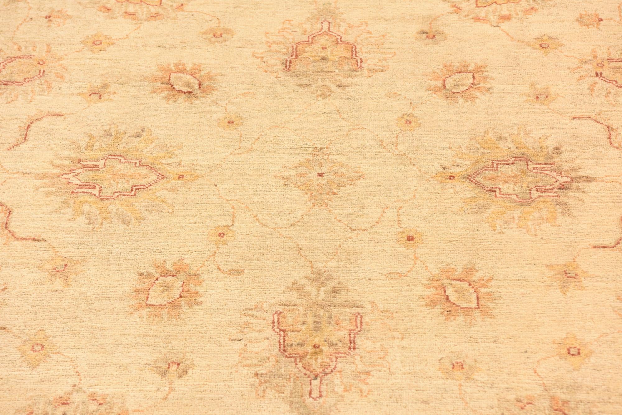 5' 7 x 7' 9 Hand Knotted Peshawar Ziegler Rug