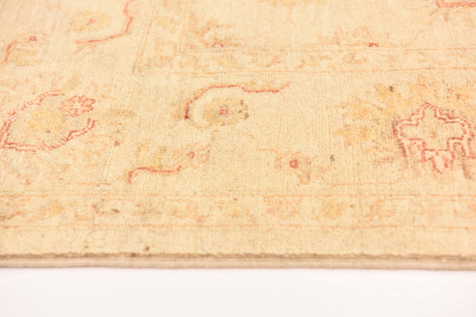5' 7 x 7' 9 Hand Knotted Peshawar Ziegler Rug