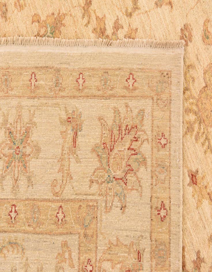 Detail image of 5' 8 x 8' 6  Hand Knotted Peshawar Ziegler Rug