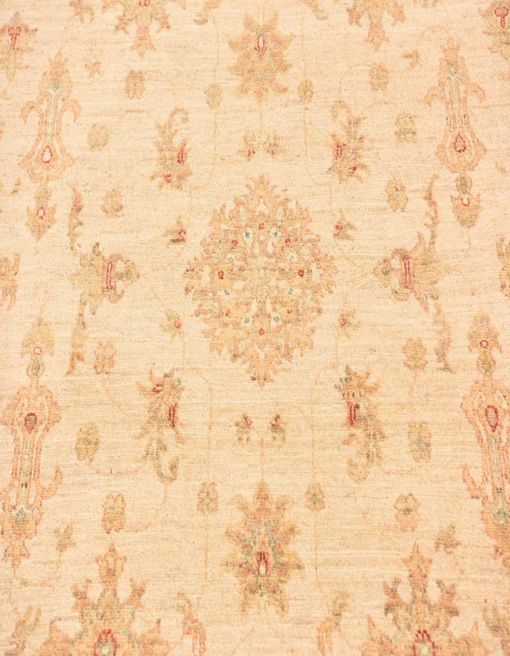 Detail image of 5' 8 x 8' 6  Hand Knotted Peshawar Ziegler Rug