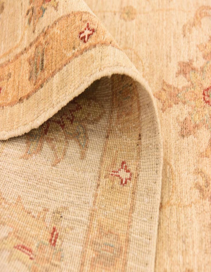 Detail image of 5' 8 x 8' 6  Hand Knotted Peshawar Ziegler Rug