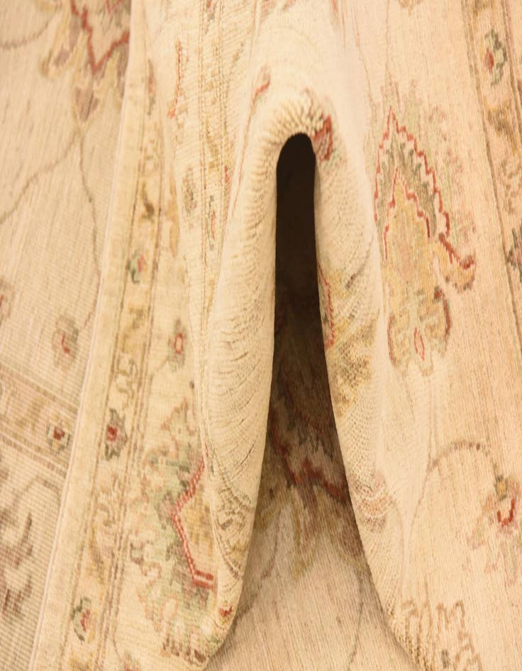 Detail image of 5' 6 x 7' 10  Hand Knotted Peshawar Ziegler Rug