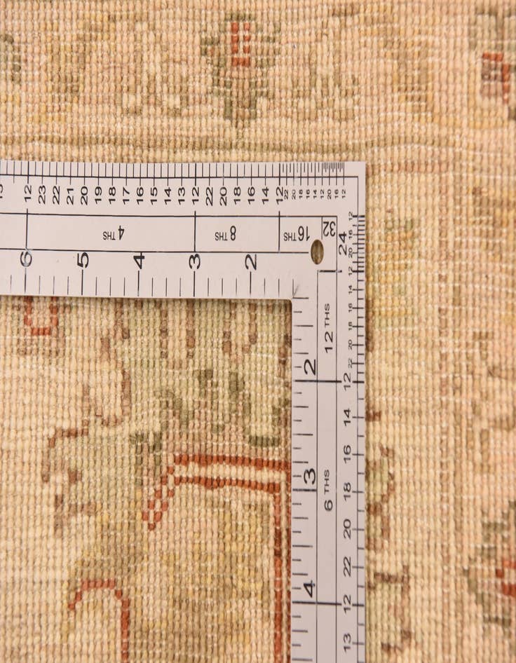 Detail image of 5' 6 x 7' 10  Hand Knotted Peshawar Ziegler Rug