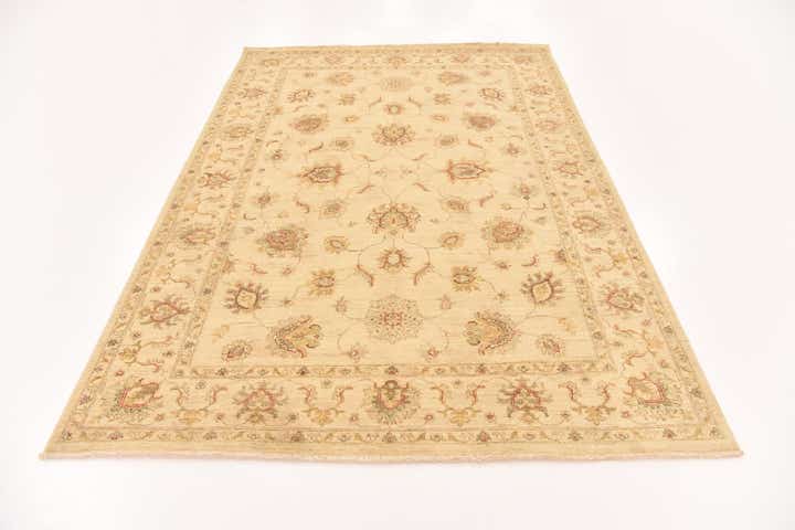 5' 6 x 7' 10 Hand Knotted Peshawar Ziegler Rug