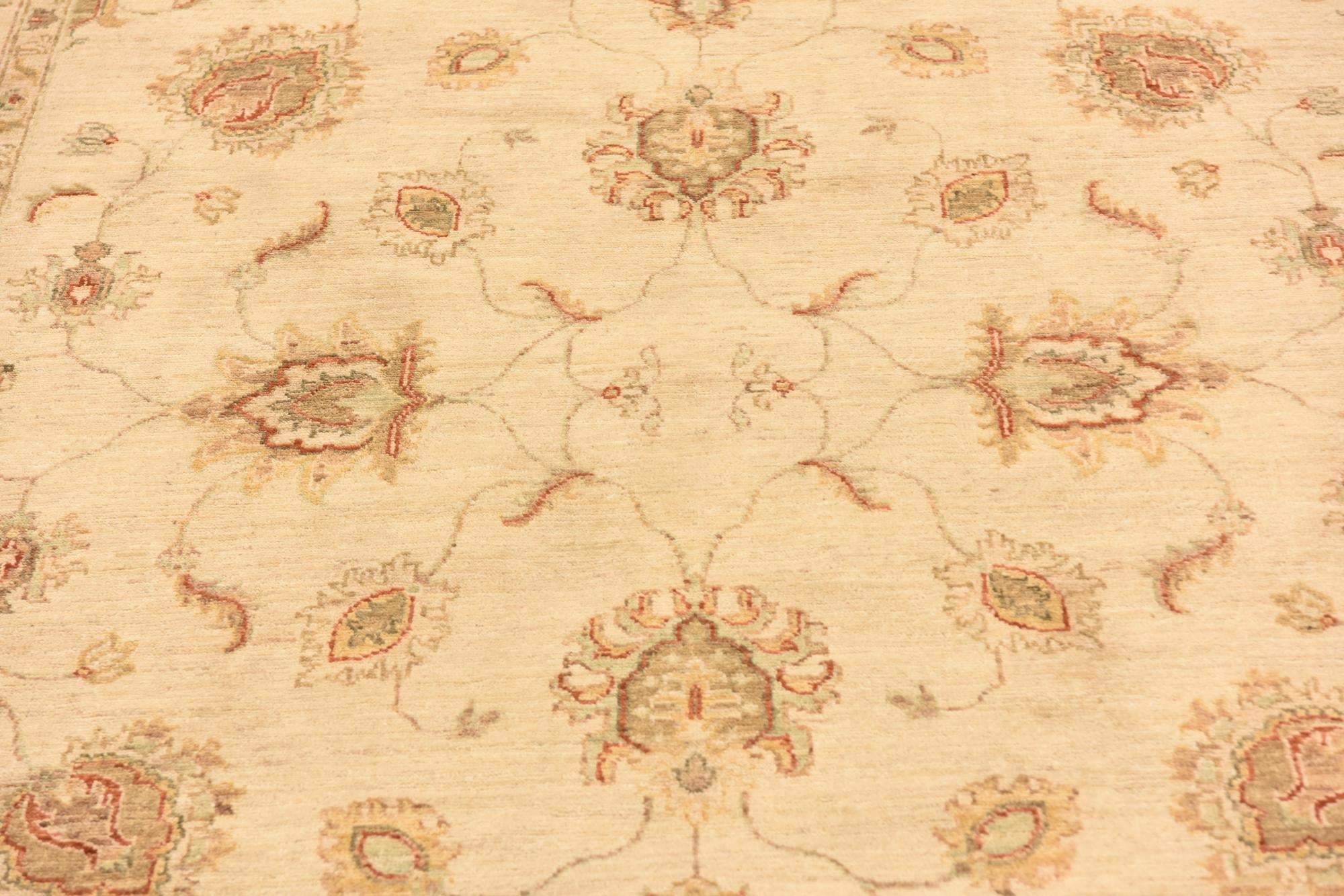 5' 6 x 7' 10 Hand Knotted Peshawar Ziegler Rug
