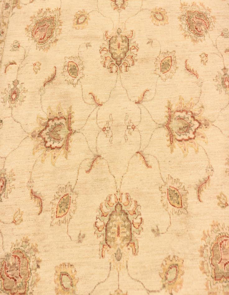Detail image of 5' 6 x 7' 10  Hand Knotted Peshawar Ziegler Rug