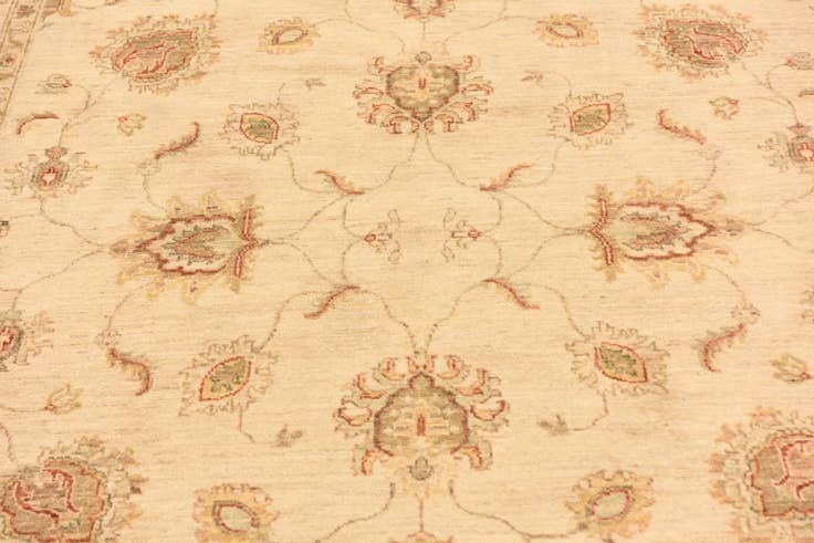 Detail image of 5' 6 x 7' 10 Hand Knotted Peshawar Ziegler Rug