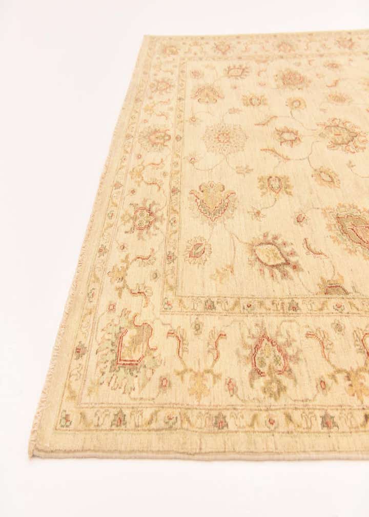 5' 6 x 7' 10 Hand Knotted Peshawar Ziegler Rug
