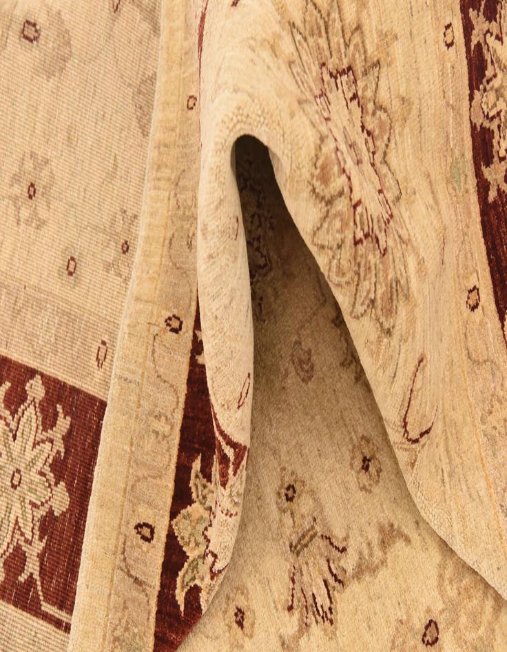 Detail image of 5' 8 x 7' 3  Hand Knotted Peshawar Ziegler Rug