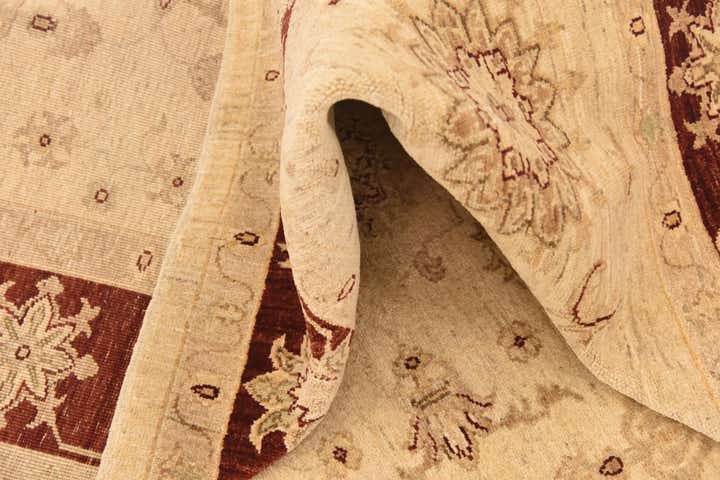 5' 8 x 7' 3 Hand Knotted Peshawar Ziegler Rug