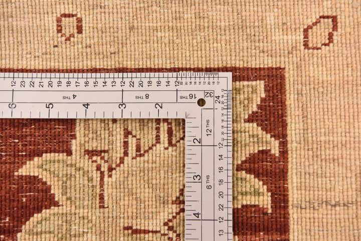 5' 8 x 7' 3 Hand Knotted Peshawar Ziegler Rug