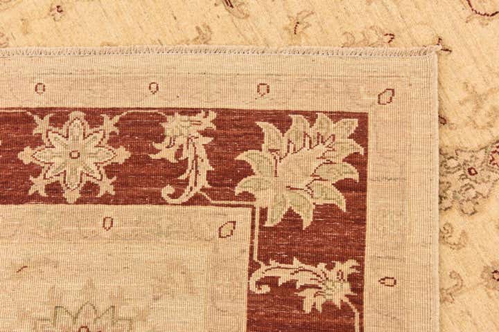 5' 8 x 7' 3 Hand Knotted Peshawar Ziegler Rug