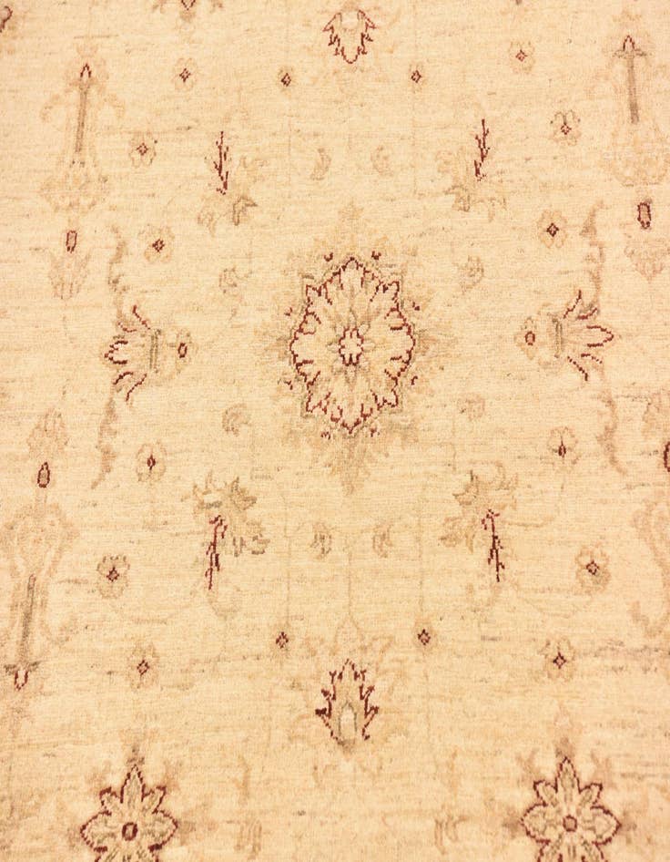 Detail image of 5' 8 x 7' 3  Hand Knotted Peshawar Ziegler Rug