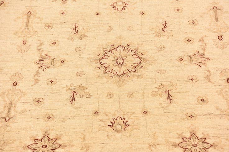Detail image of 5' 8 x 7' 3 Hand Knotted Peshawar Ziegler Rug