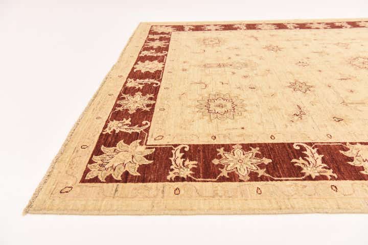 5' 8 x 7' 3 Hand Knotted Peshawar Ziegler Rug