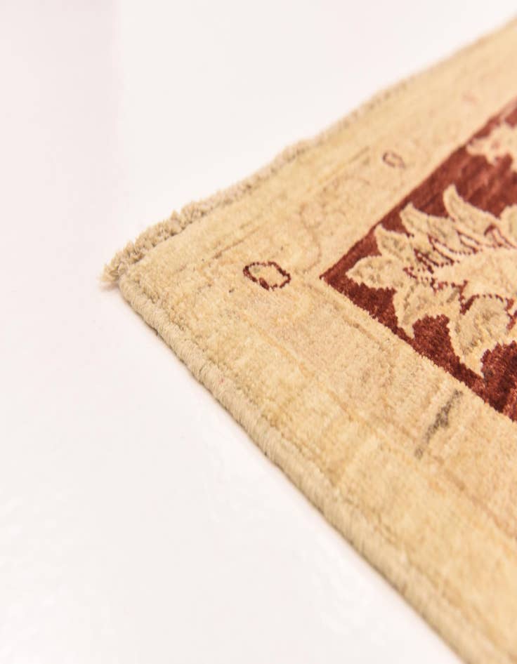 Detail image of 5' 8 x 7' 3  Hand Knotted Peshawar Ziegler Rug