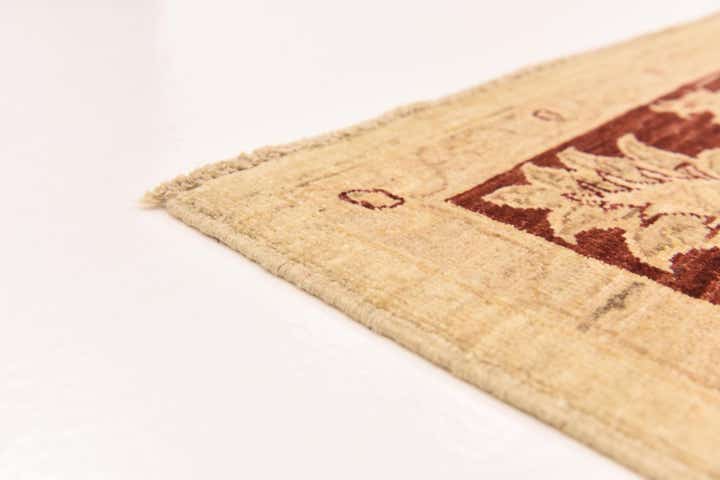 5' 8 x 7' 3 Hand Knotted Peshawar Ziegler Rug