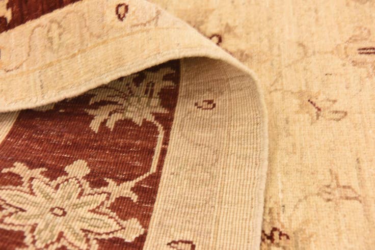 Detail image of 5' 8 x 7' 3 Hand Knotted Peshawar Ziegler Rug